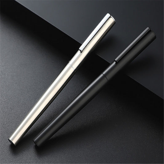 Jinhao Fountain Pen All-steel Extremely Black Metal Adult Office Gift Student Teacher
