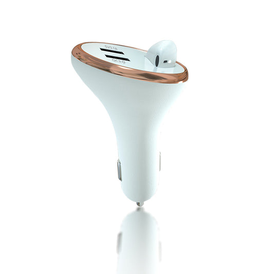Car Cigarette Lighter Multifunctional Dual USBQC3.0 Car Fast Charging Wireless Headset