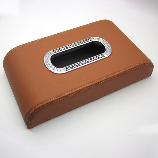 Factory Direct Sale Tissue Box With Diamond Ring