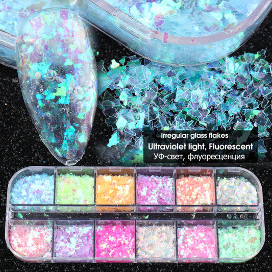 Nail Sequins Internet Celebrity Angel Fairy Pupil Butterfly Irregular Ice