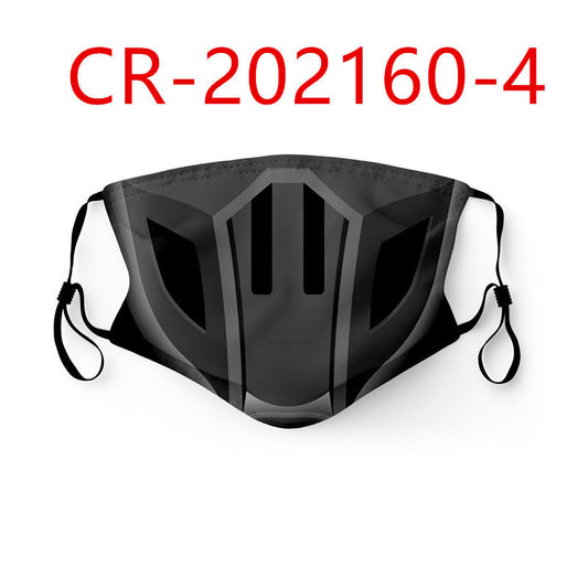 Printed Dustproof Masks For Men And Women With Filter Element