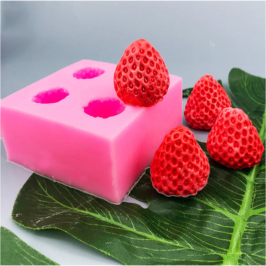 Stereo Strawberry Silicone Mold Baking Cake Tool