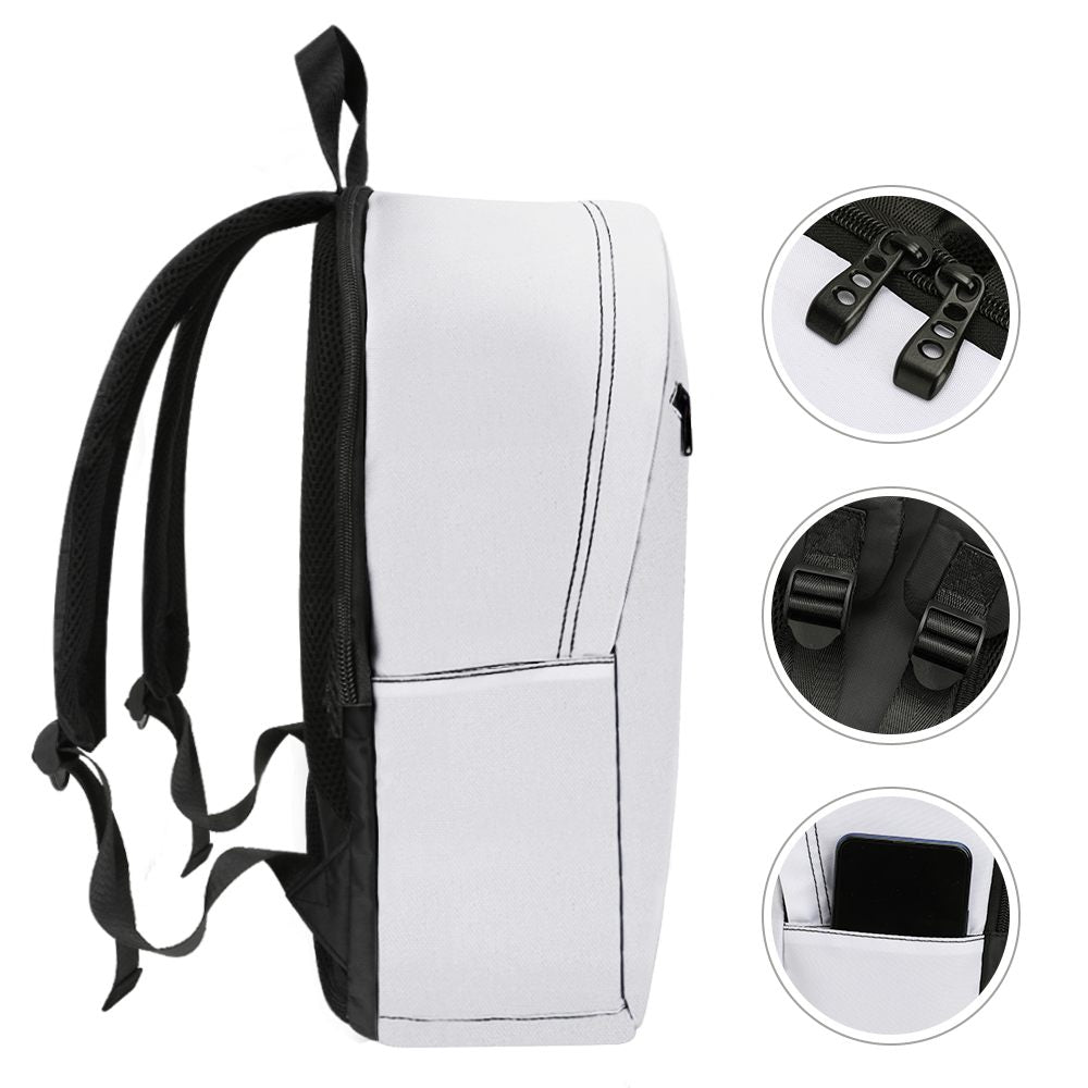 Half Printed Backpack & School Bag