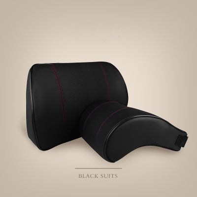 Car Memory Foam Headrest And Neck Cushion