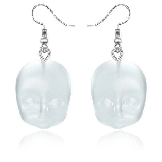 Jewelry Personality Halloween Elf Head Earrings