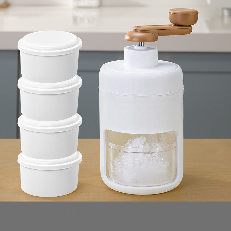 Kitchen Hand Block Shaving Machine Household Small Ice Maker Slush Machine Ice Breaking Artifact Soft Ice Ice Crusher Stall - globaltradeleader