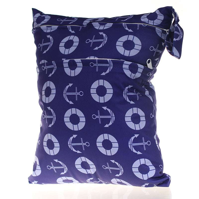 Digital Printing New Pattern Double Pocket Diaper Bag