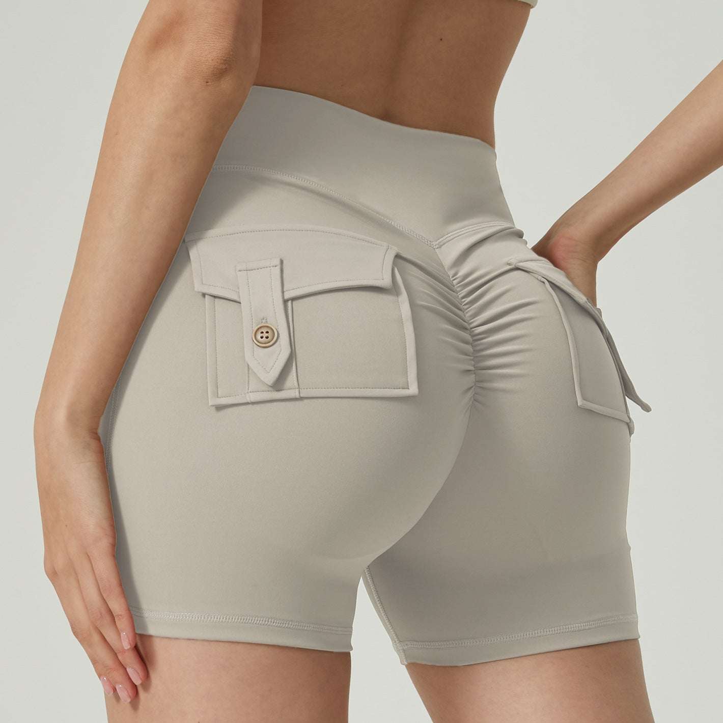 Pocket Fitness Sports Yoga Shorts - globaltradeleader