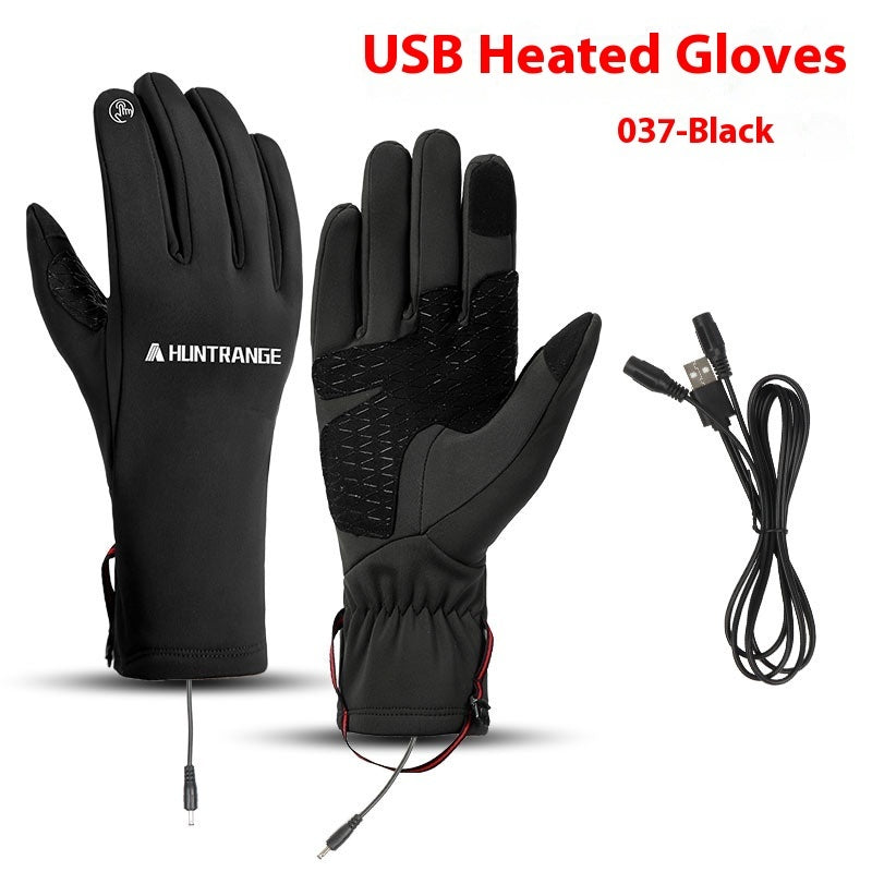 USB Electric Heating Heating Gloves Winter Outdoors Sports Skiing Warm Waterproof Non-slip - globaltradeleader