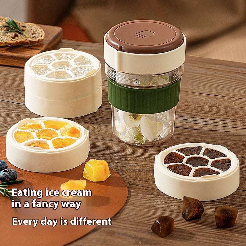 Cold Cup Portable Coffee With Ice Tray - globaltradeleader