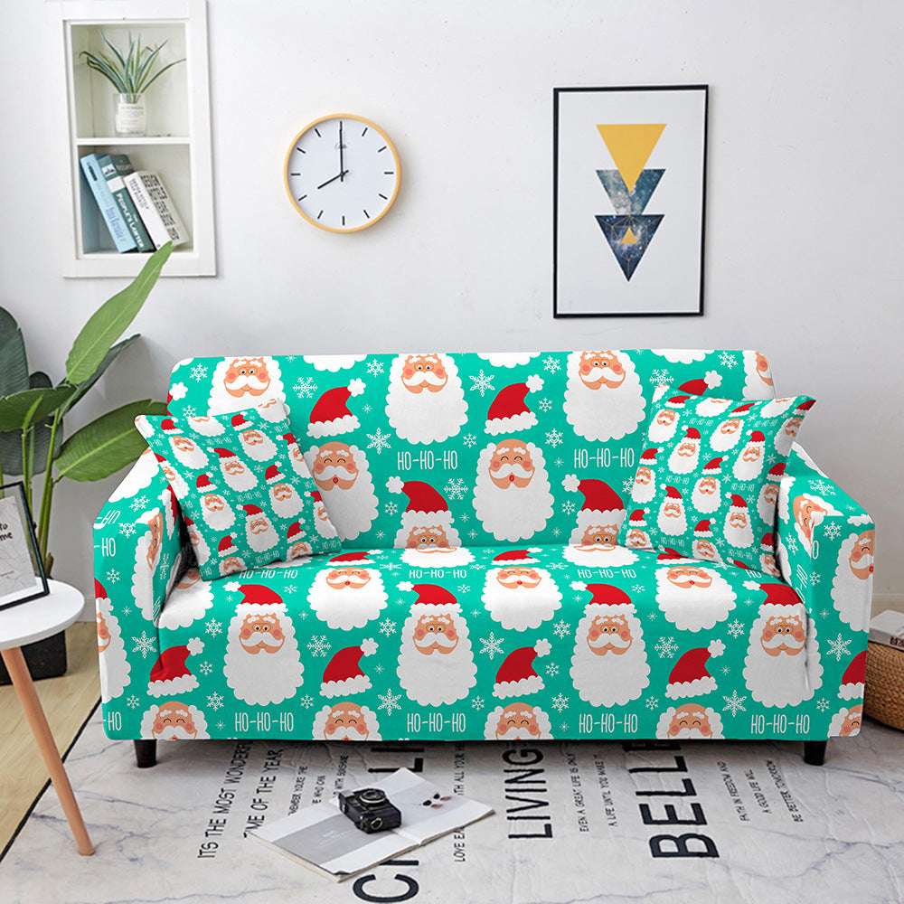 Christmas Print Sofa Cover All Inclusive