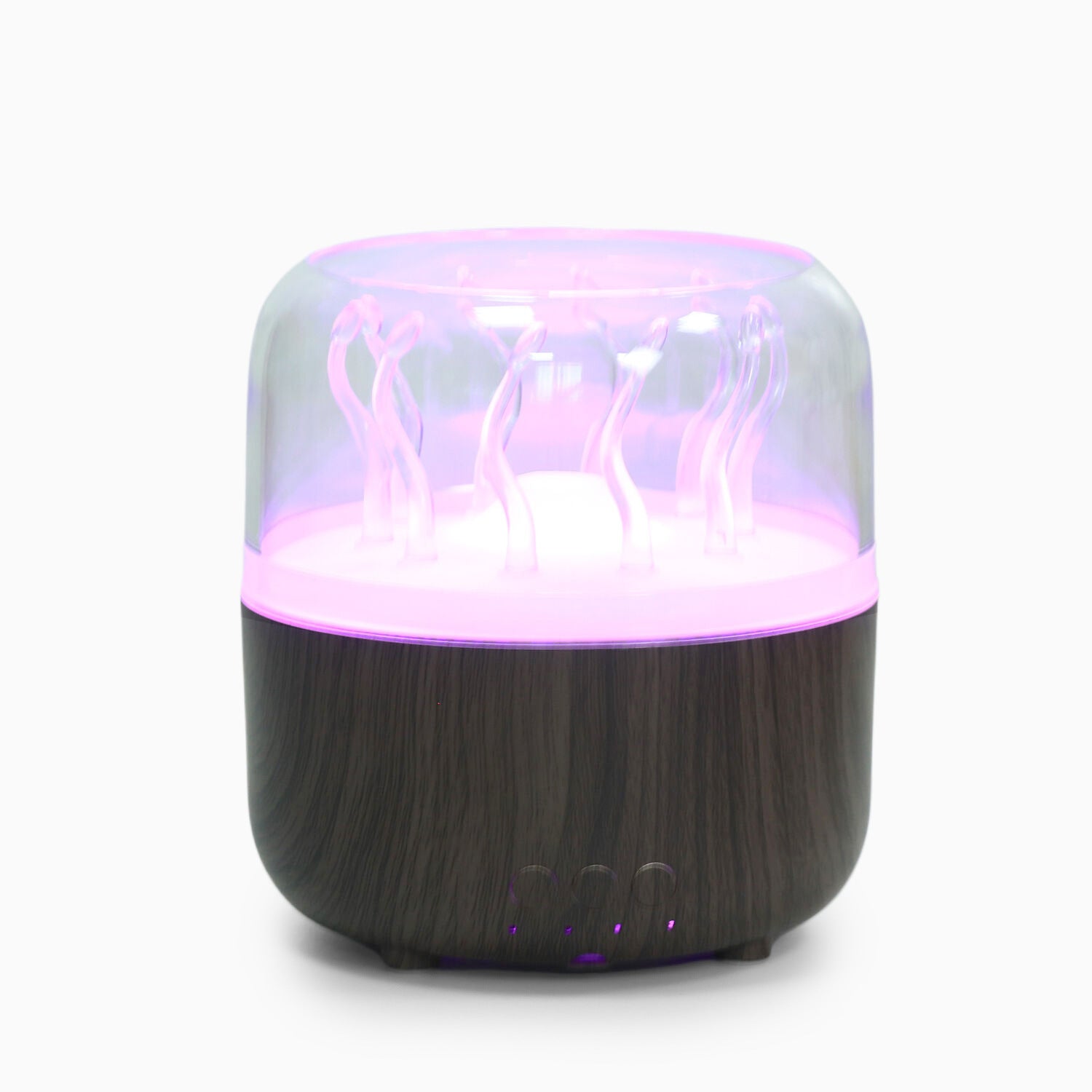 Wood Grain Rotating Dynamic Spray Jellyfish Ambience Light - globaltradeleader