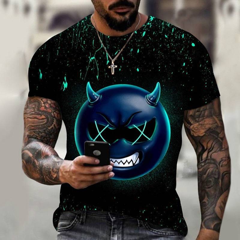 Fashion 3D Printed Full Body Pattern T-shirt - globaltradeleader