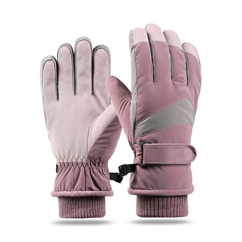 Couple Winter Fleece Thickened Warm And Windproof Gloves - globaltradeleader
