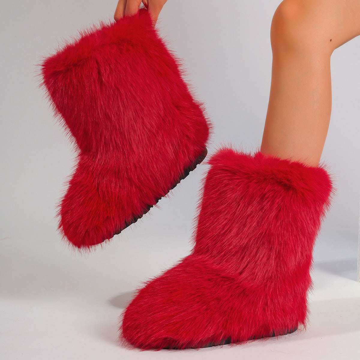 Snow Boots Middle Boots Furry Boots - globaltradeleader