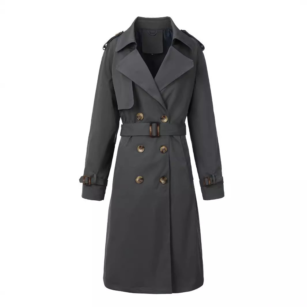 Windbreaker Waterproof Casual Loose Double-breasted - globaltradeleader