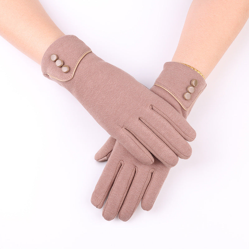 Women's Warm Winter Gloves With Non Down Touch Screen - globaltradeleader