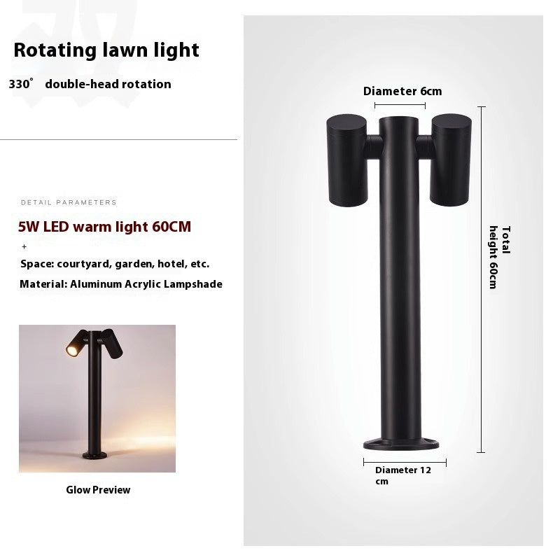 Outdoor Lawn Lamp Adjustable Angle - globaltradeleader