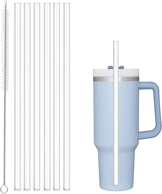 Silicone Travel Cup Straw Set