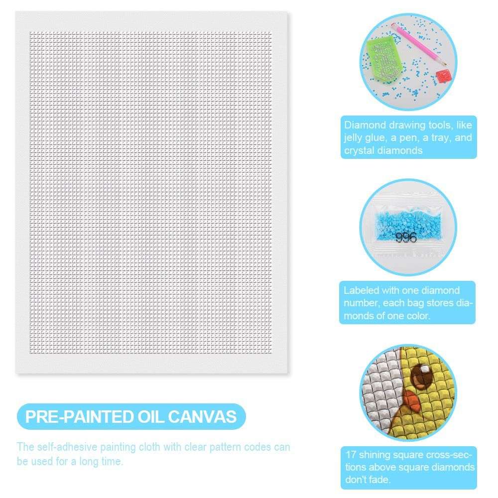 Square Diamond Painting Canvas