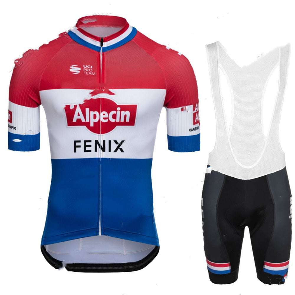 Short-sleeved Bib Cycling Jersey Suit