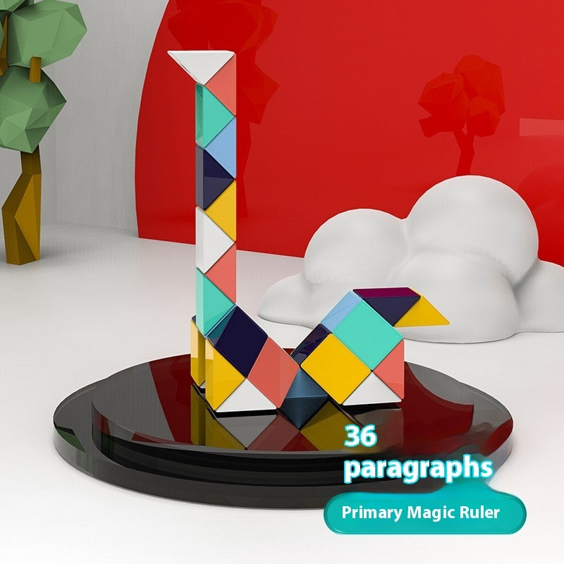 Glass Rubik's Snake Full Set Detachable Toys - globaltradeleader