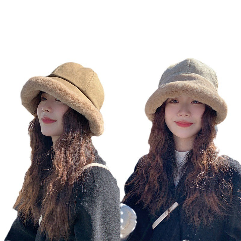 Autumn And Winter Women's Warm Thickened Earflaps Hat