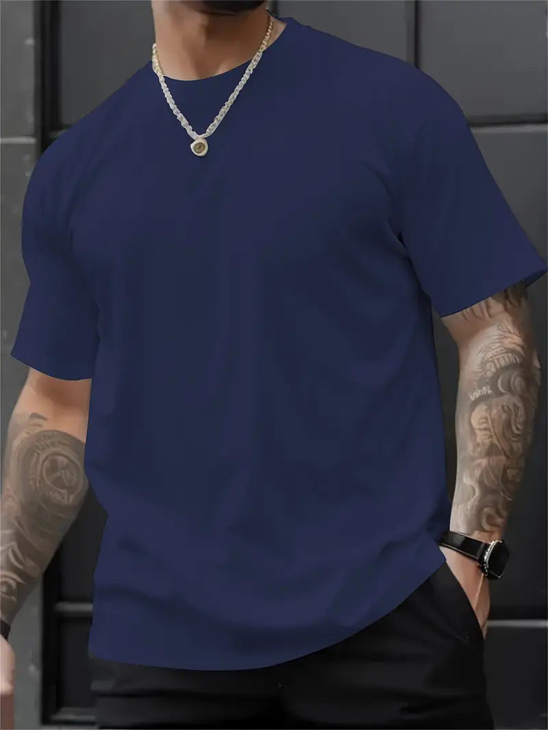 3D Digital Printing Printed Loose Short Sleeve Round Neck T-shirt - globaltradeleader