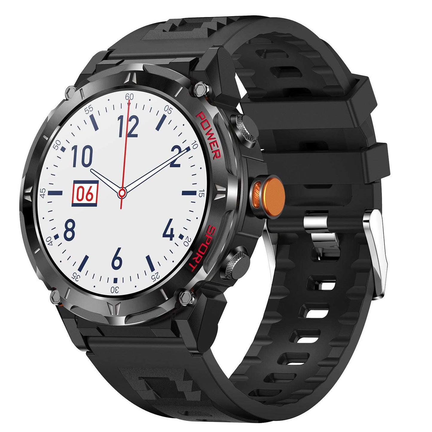 New Y18 Smart Watch 143-inch Blood Oxygen GPS Altitude Pressure Monitoring - globaltradeleader