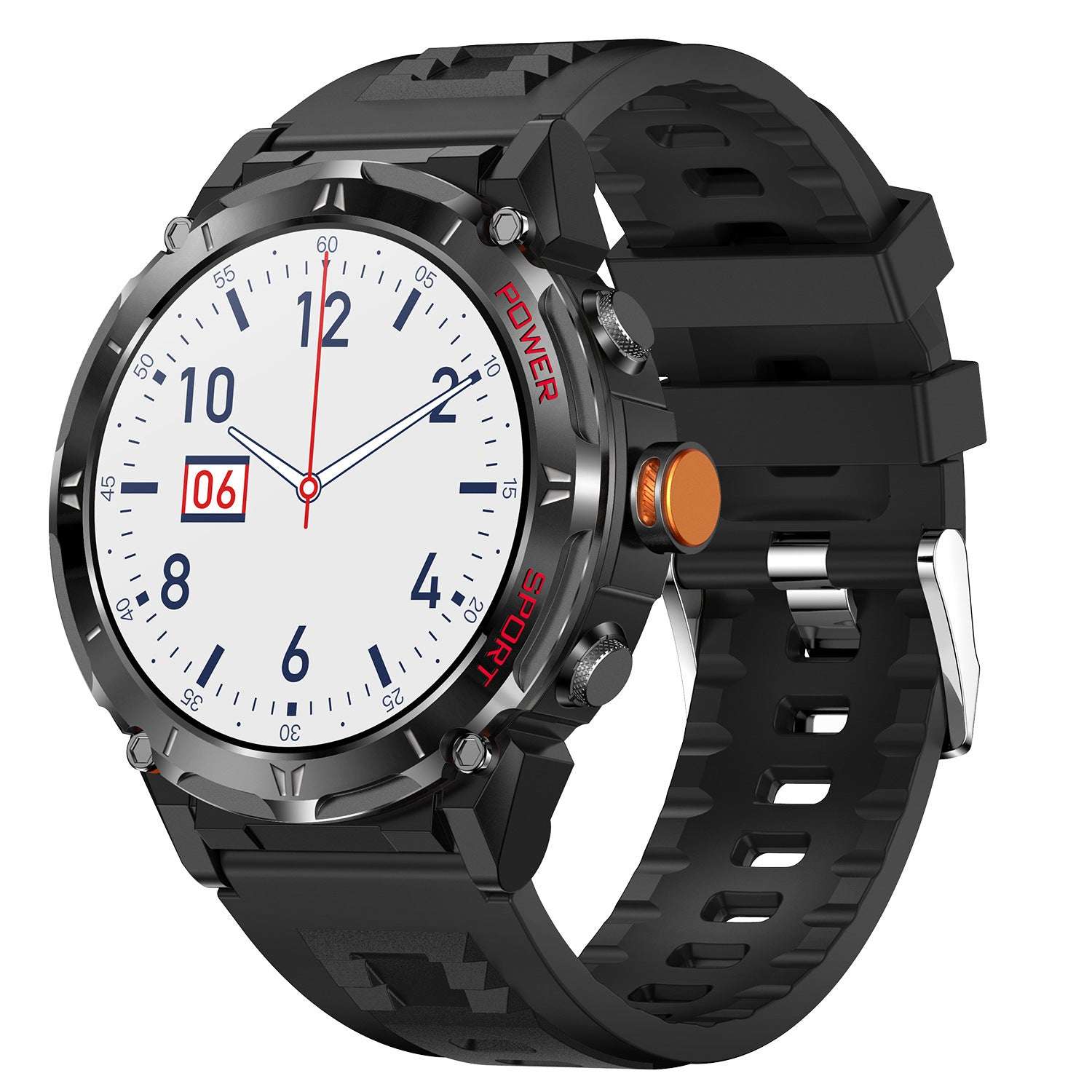 New Y18 Smart Watch 143-inch Blood Oxygen GPS Altitude Pressure Monitoring - globaltradeleader