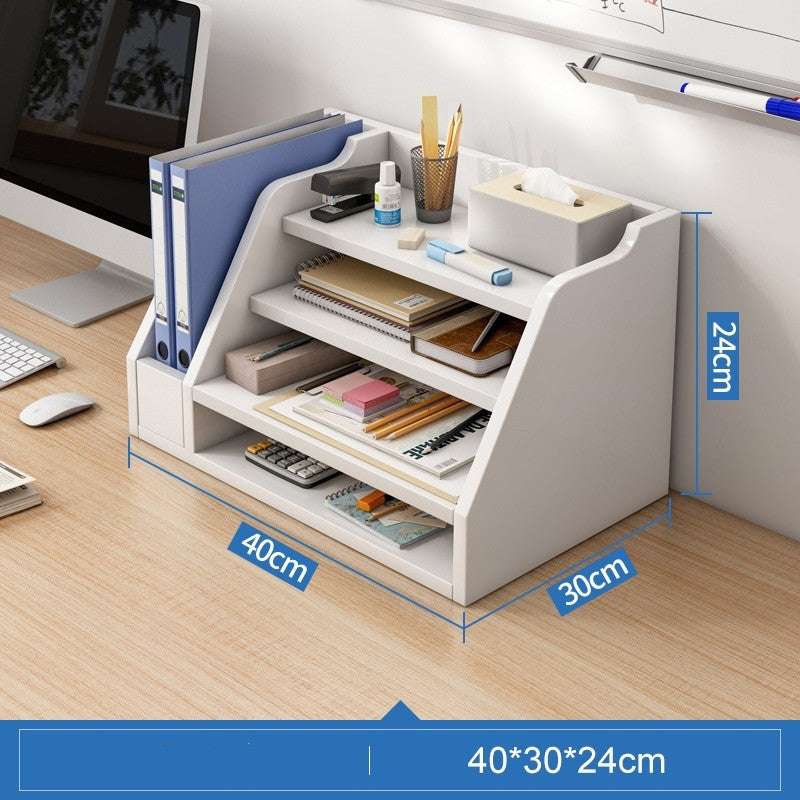 Bookshelf Desktop Office Folder Storage Rack - globaltradeleader