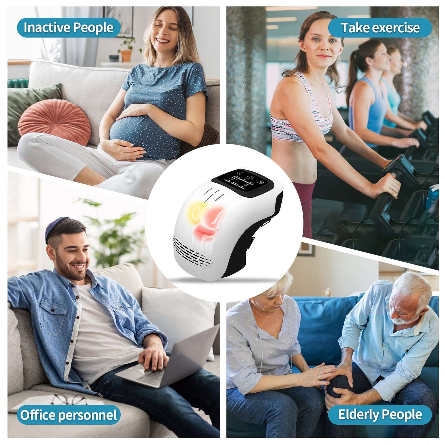 Intelligent Knee Massager Electric Knee Physiotherapy - globaltradeleader
