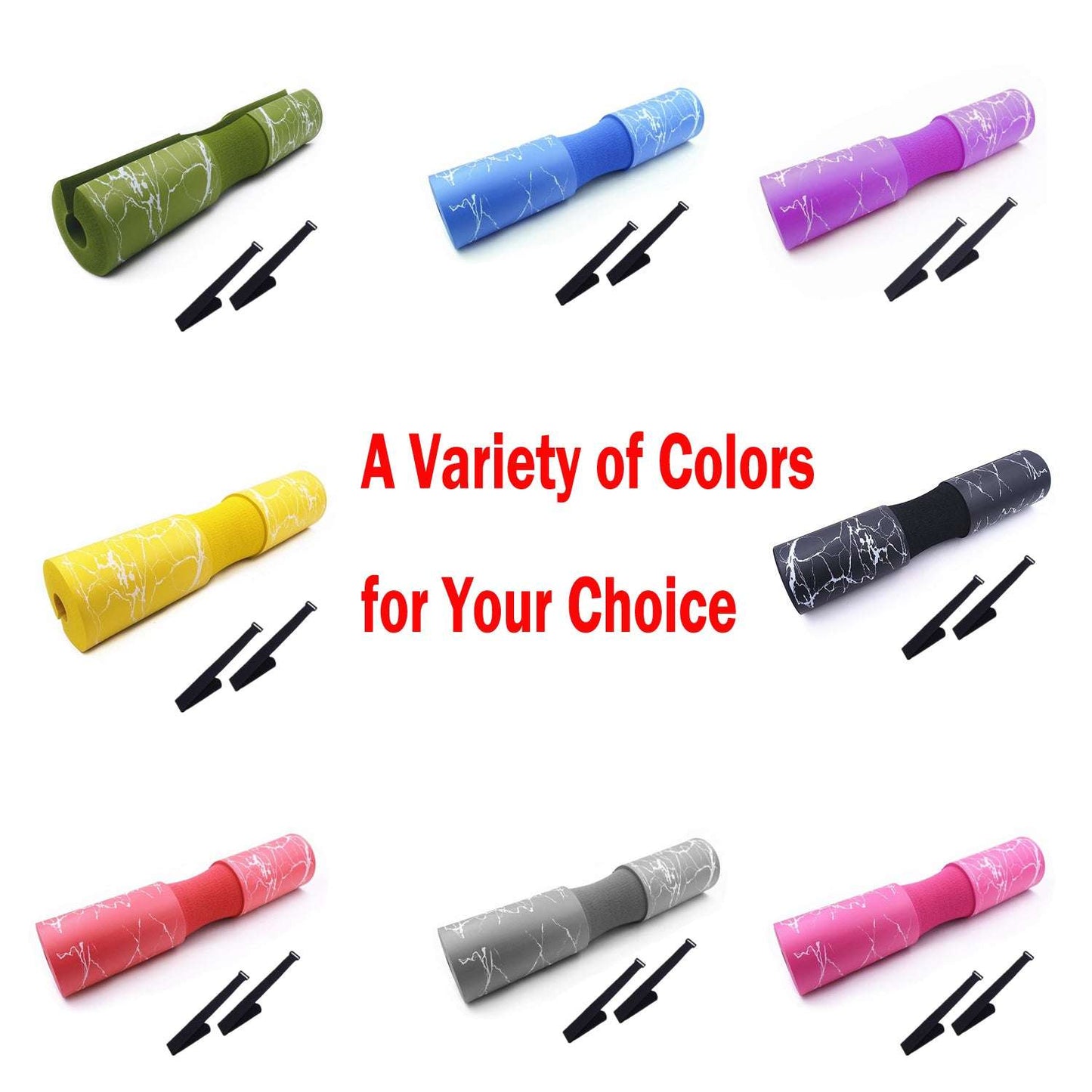 Marbling Barbell Pad For Squat Hip Thrust Weightlifting Foam