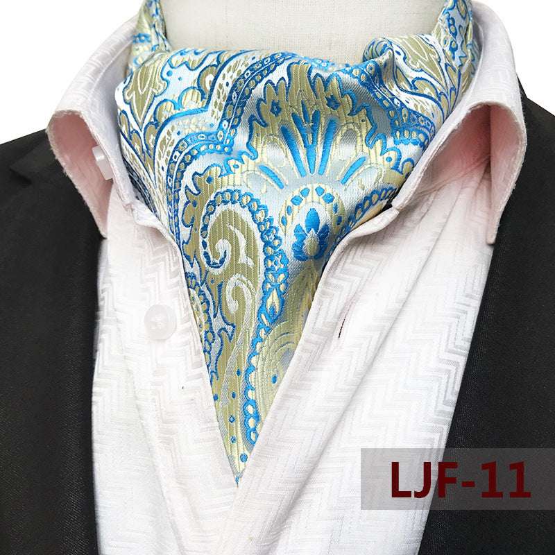 Men's Scarf Jacquard Polyester British - globaltradeleader