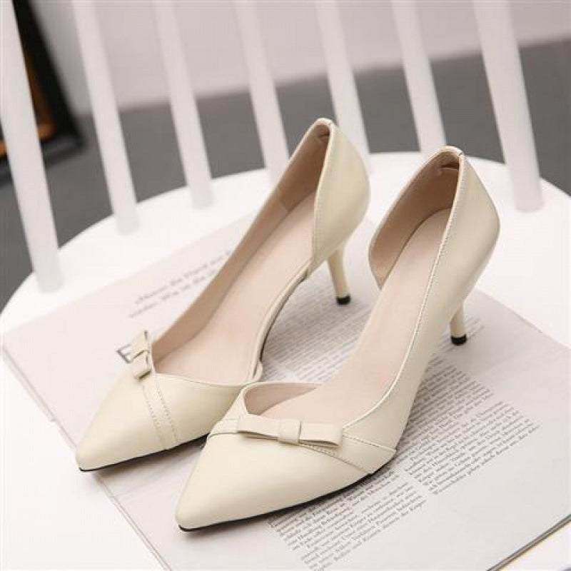 Women's Stiletto Medium Heel Pointed Toe Shoes - globaltradeleader