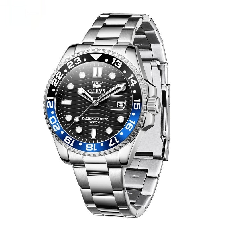 Steel Belt Business Men's Casual Quartz Watch - globaltradeleader