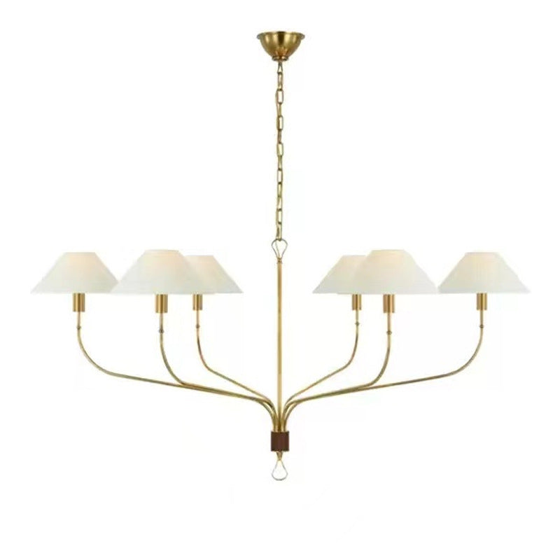 Retro Copper Industrial Style Four-head Chandelier Simple - globaltradeleader