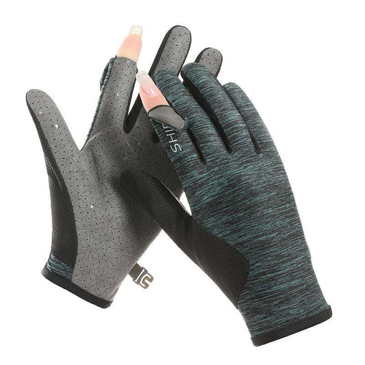 UV Protection Quick-drying Ice Silk Lure Driving And Fishing Cycling Gloves