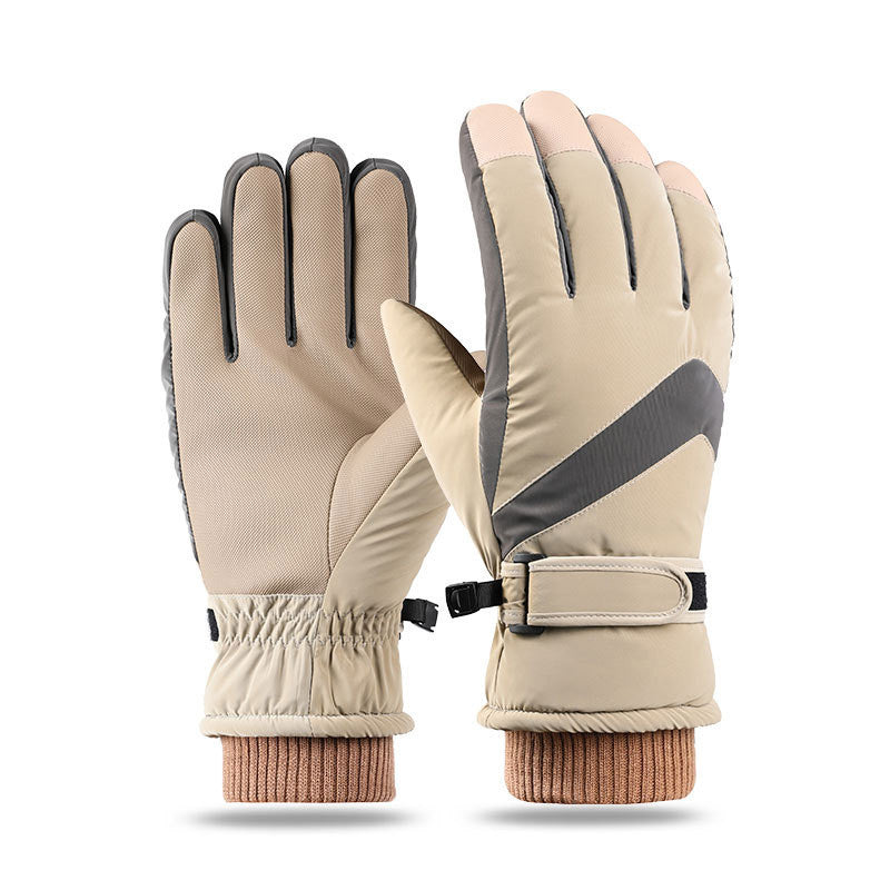 Couple Winter Fleece Thickened Warm And Windproof Gloves - globaltradeleader