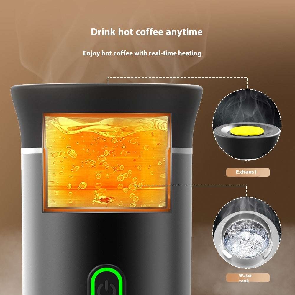 Electric Grinder Coffee Travel Handy 3 In1 Espresso Portable Coffee Espresso Maker Machine Cafe Portable Capsule Coffee Machine Kitchen Gadgets - globaltradeleader
