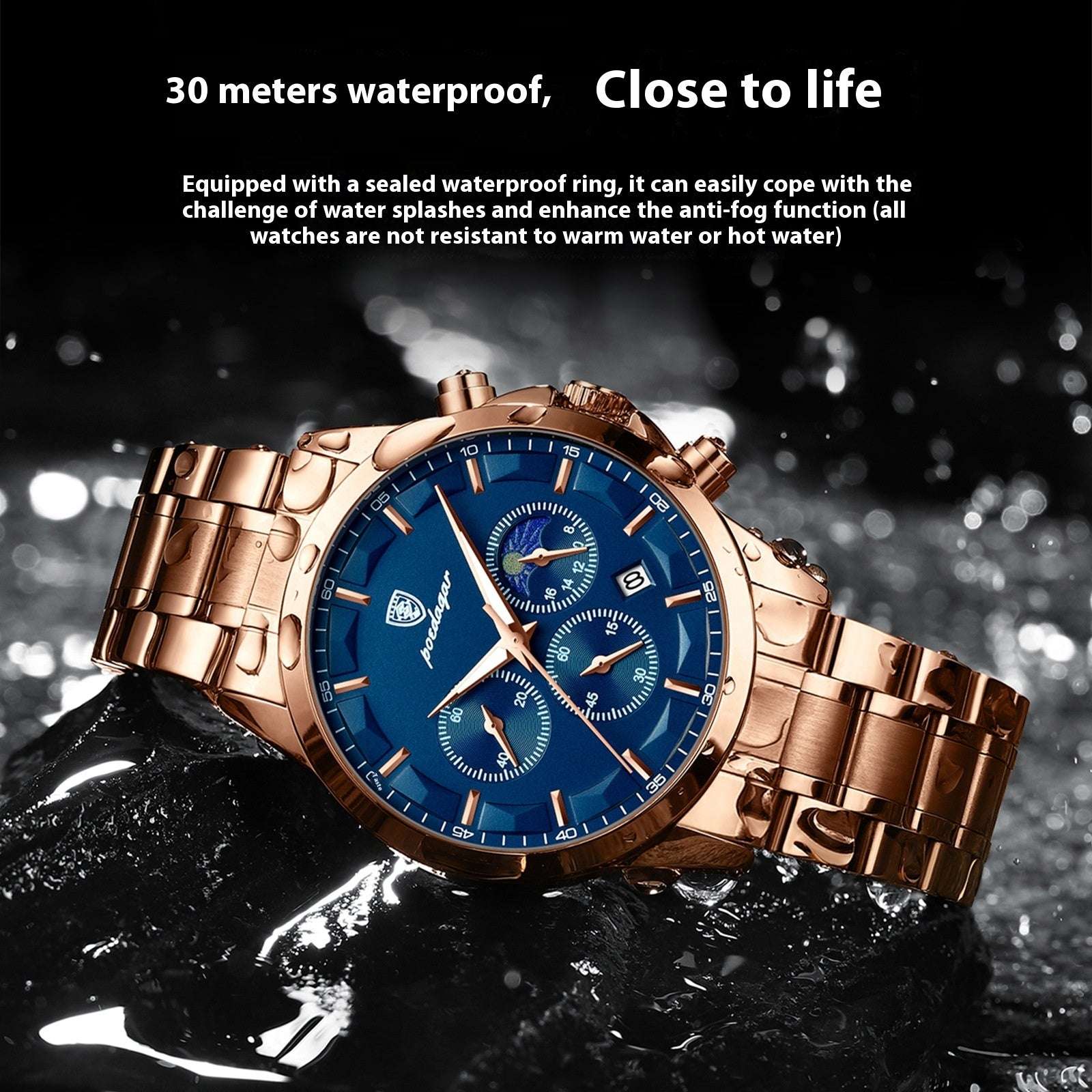 Waterproof Multifunctional Men's Quartz Watch Sports - globaltradeleader