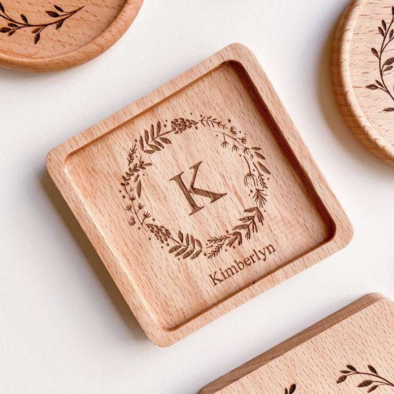 Wooden Solid Wood Coaster - globaltradeleader