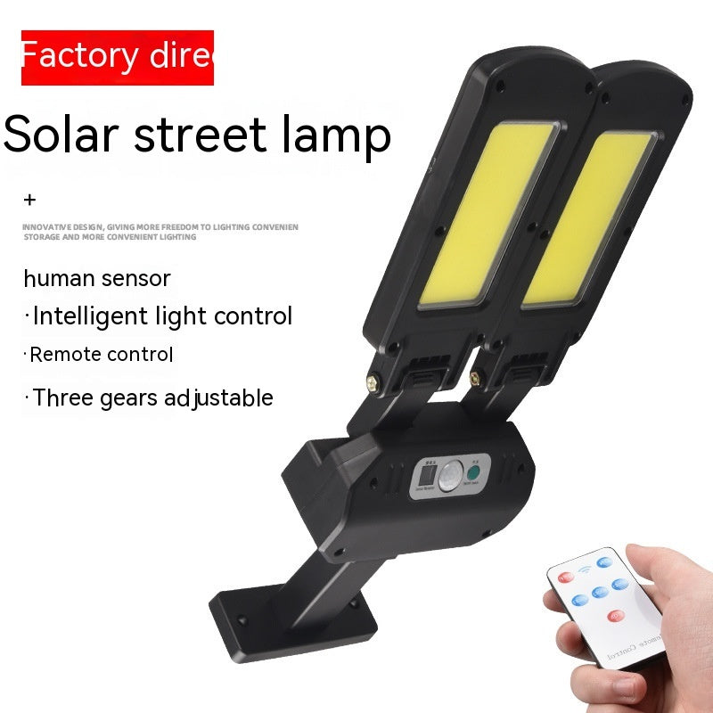 Human Body Induction Solar Lamp Waterproof LED Street Lamp - globaltradeleader