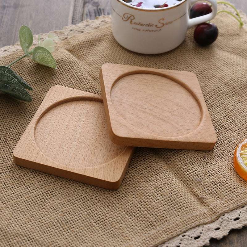 Wooden Coaster Creative Japanese Tea Ceremony Tea Cup Holder - globaltradeleader