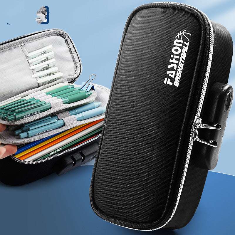 2 Password Locks Pencil Case Primary School Stationery Box Pencil Case Middle School Students