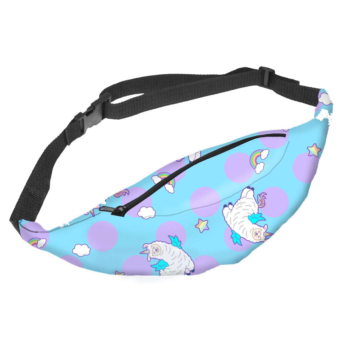 Crossbody Bag 3D Digital Printing Sports Women's Bag Alpaca Waist Bag