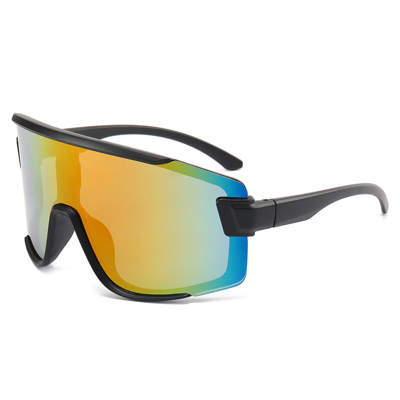 Men's Sunglasses Trendy Colorful Big Frame Sports Women's Outdoor Cycling Glasses