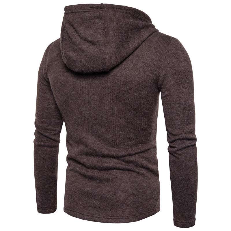 Horn Buckle Thick Sweater Cardigan Sweater Sweater Men's Jacket