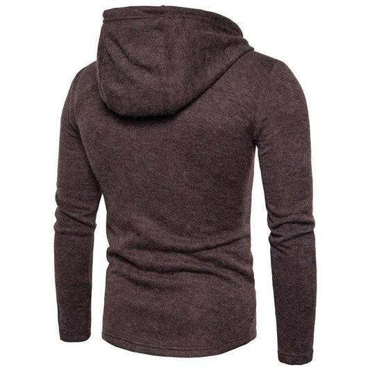 Horn Buckle Thick Sweater Cardigan Sweater Sweater Men's Jacket