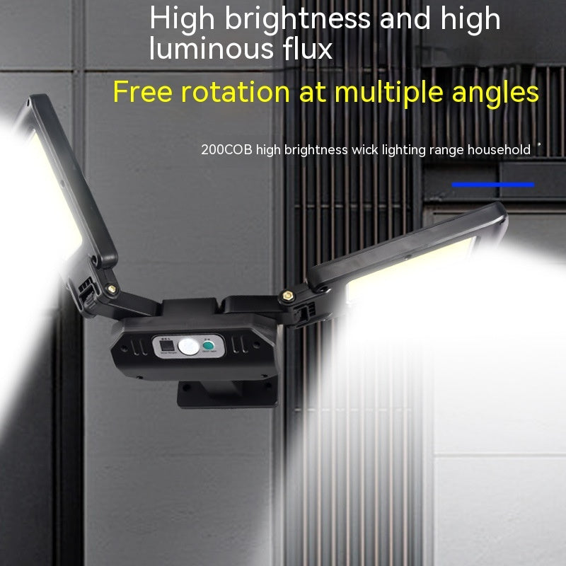 Human Body Induction Solar Lamp Waterproof LED Street Lamp - globaltradeleader